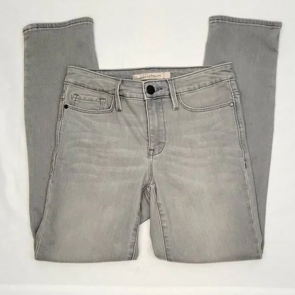 Athleta Sculptek Skinny Ankle Jeans Light Gray Size 0 - Picture 4 of 10